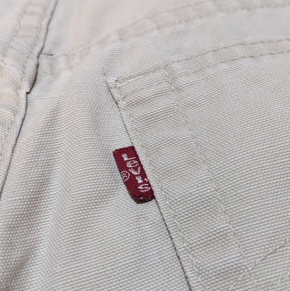 2 For $60! Vintage Levis canvas pants 30 29 - Picture 12 of 14